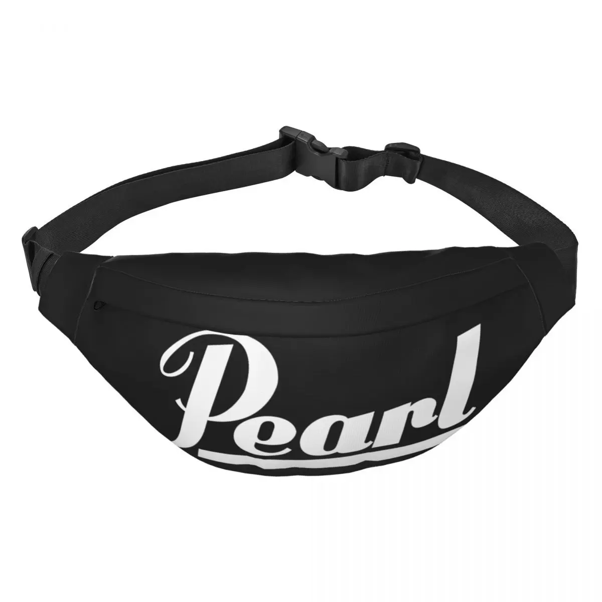 Pearl Logo Waist Bag, Multifuncional Sling Crossbody Malas, Unisex Peito Malas, Pacote de viagem curta