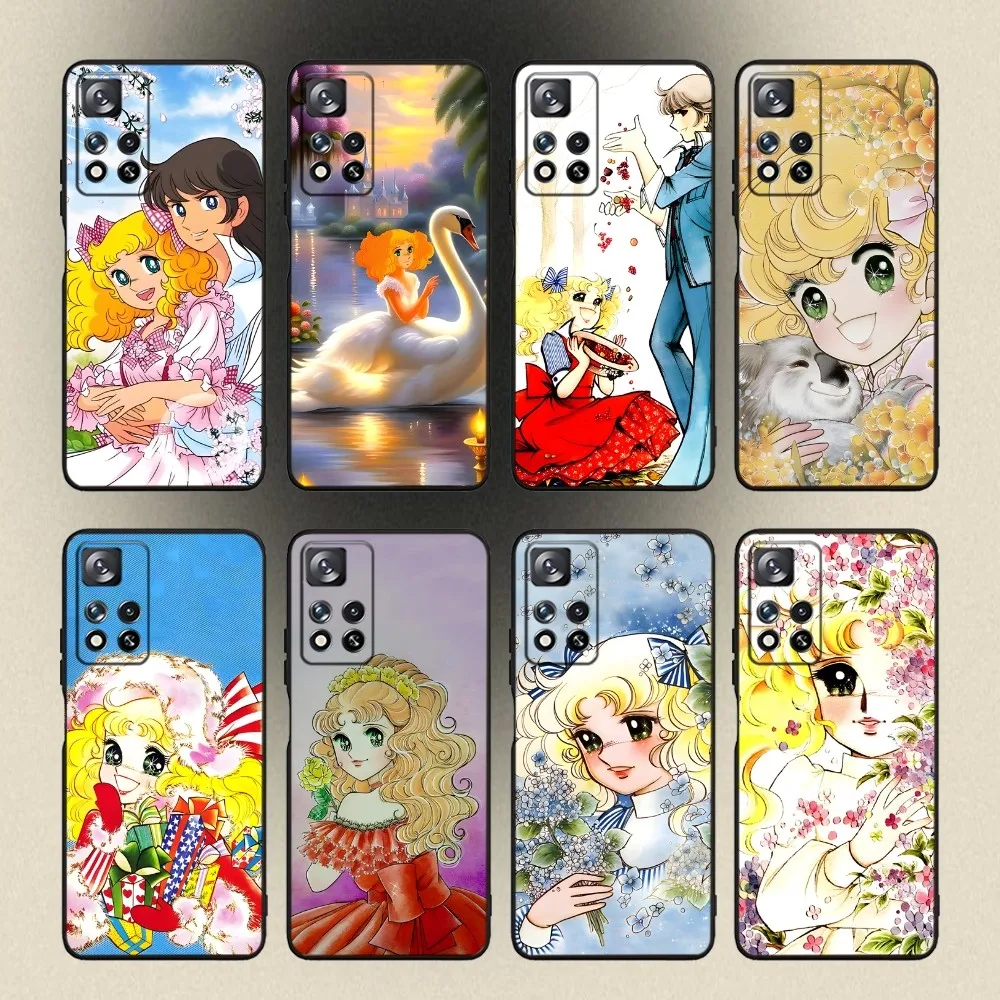 

Candy Candy Anime Phone Case For Samsung Galaxy A20,A21s,A22,A31,A32,A52,A53,A72,73,A80,A91 Soft Black Cover