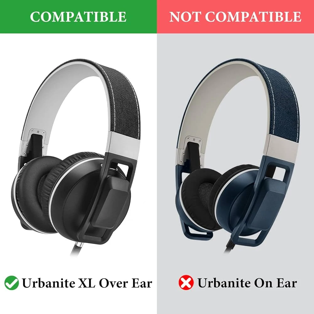 Earphone pads For Sennheiser Urbanite XL over Ear replacement Earpads headphones Mesh cloth Memory Covers Sponge