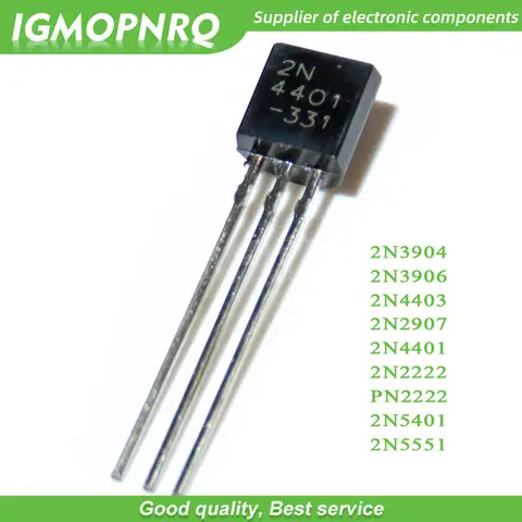 100pcs TO-92 Transistors Assortment IGMOPNRQ