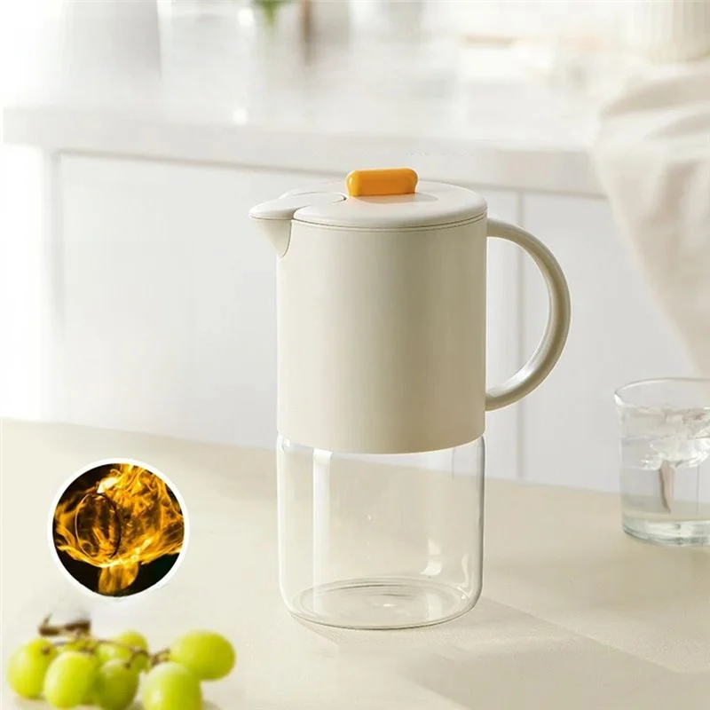 ABBO-Opening And Closing Water Kettle,High Temperature Glass, Tea Brewing, Hot And Cold Water Cup