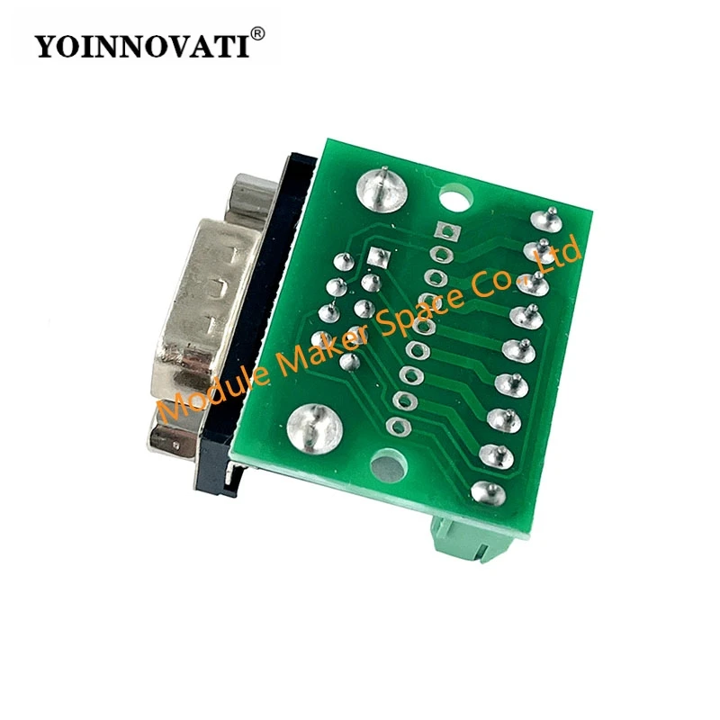 1pcs DB9 Male and Female Connector Adapter Screw Terminal 9-Pin 9-Hole RS232 RS485 Conversion Board