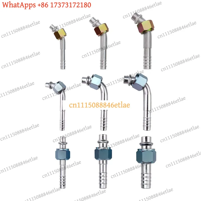 k3 5/8 3/4 7/8 Aluminum 180 90 45 Degree Elbow Fittings, O-Ring Female A/C Connectors