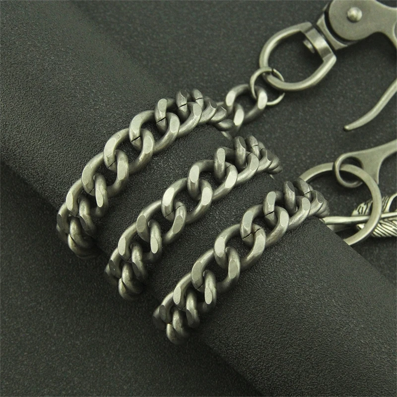 Metalen broek taille ketting voor mannen holle blad portemonnee punk broek zak riem voor sleutelhangers voor hip hop rock