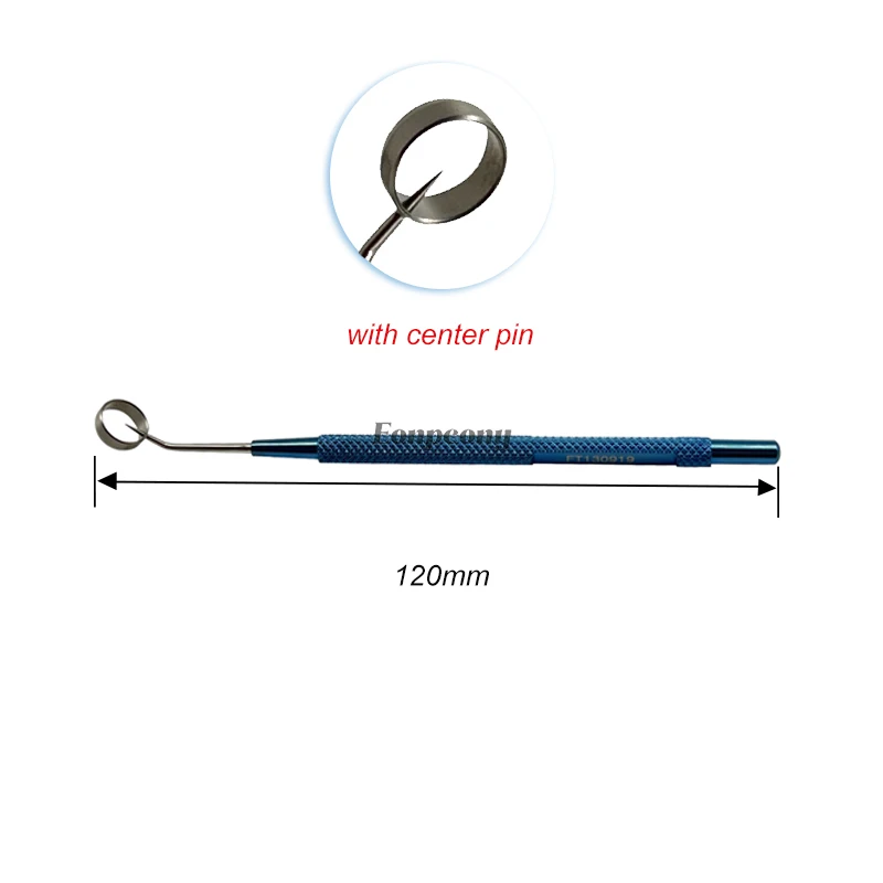 เครื่องมือผ่าตัดตาแบบมีเส้นบอกตำแหน่งของธอร์ตัน ขนาด 120 มม.