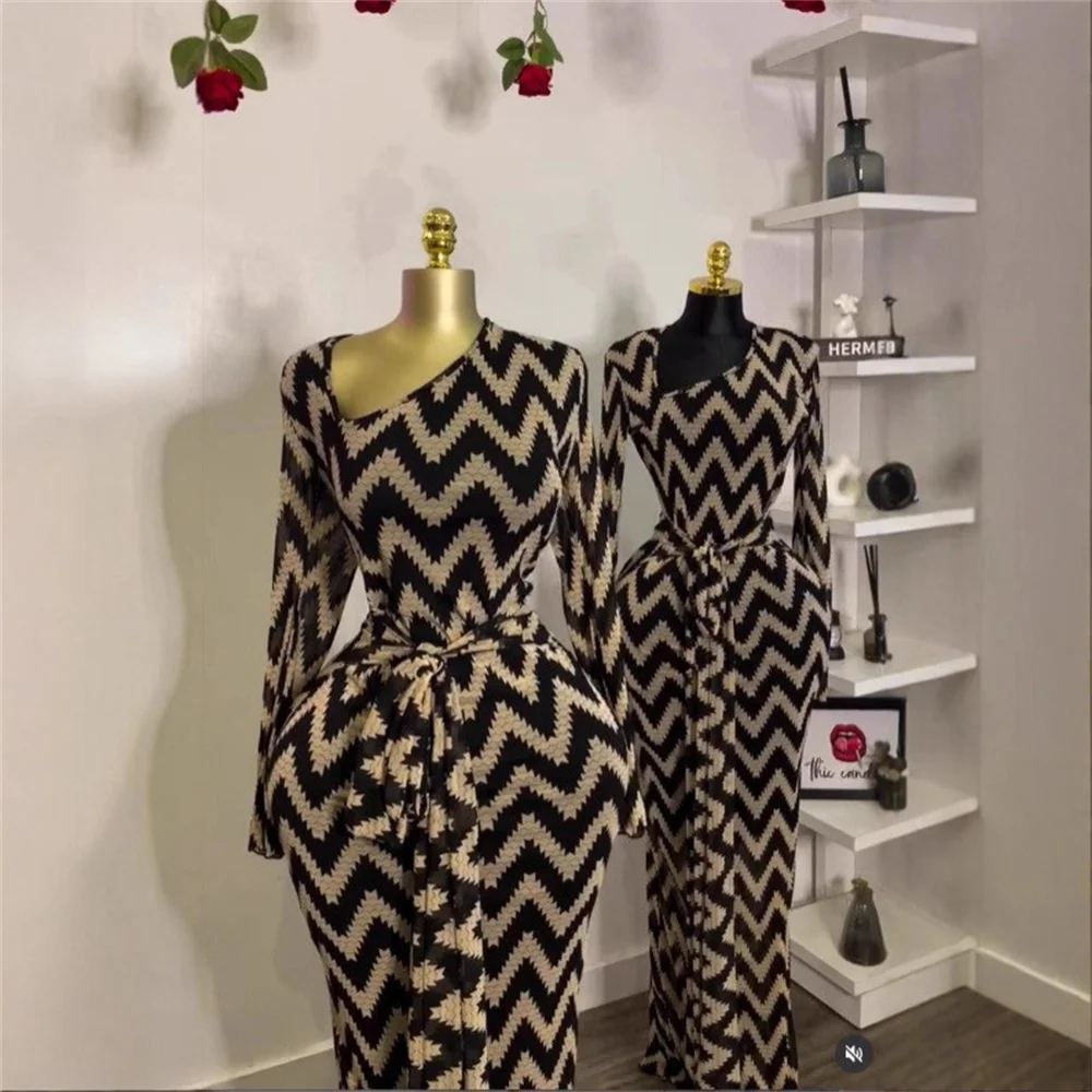 여성 봄 긴팔 스트라이프 레이스업 바디콘 롱 드레스 2025 가을 저녁 생일 섹시 파티 드레스 디자인 베스티도