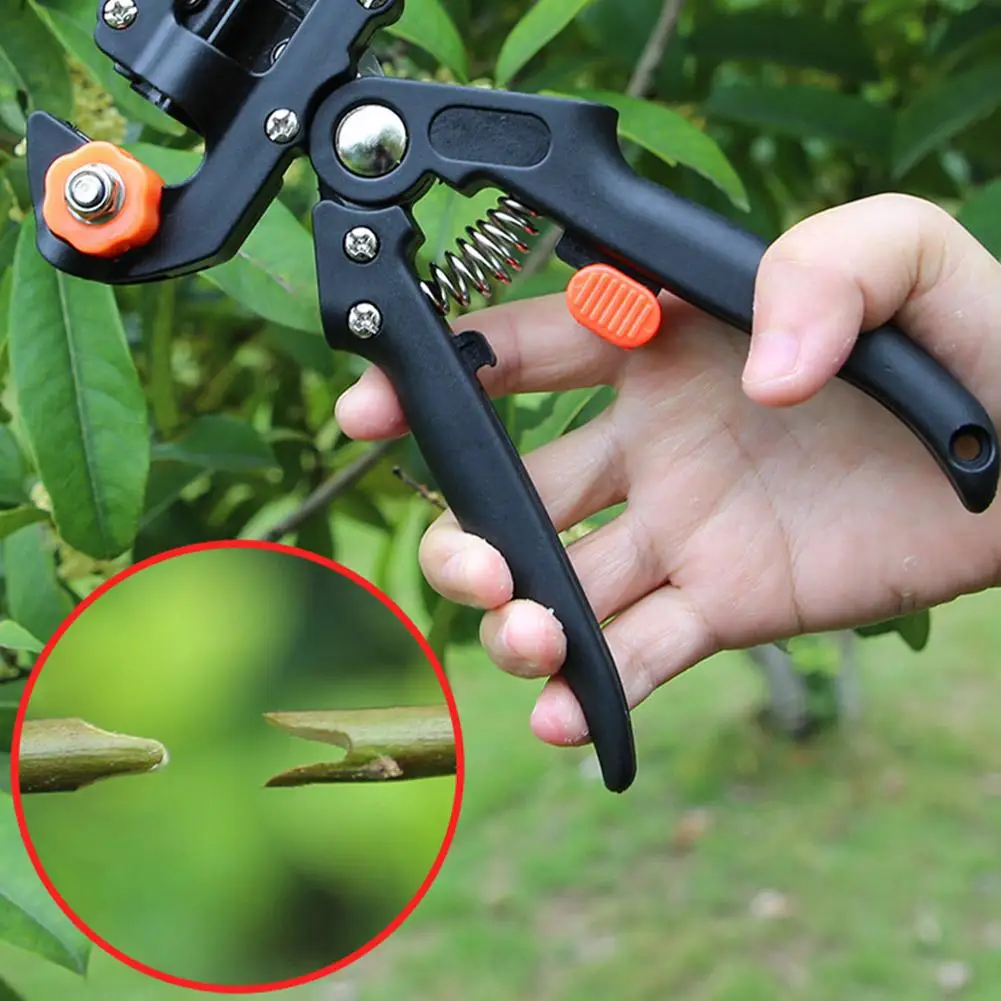 Multi-functional Garden Trimmer Pruning Seedlings Grafting Scissors Fruit Tree Grafting Machine Portable Gardening Tools
