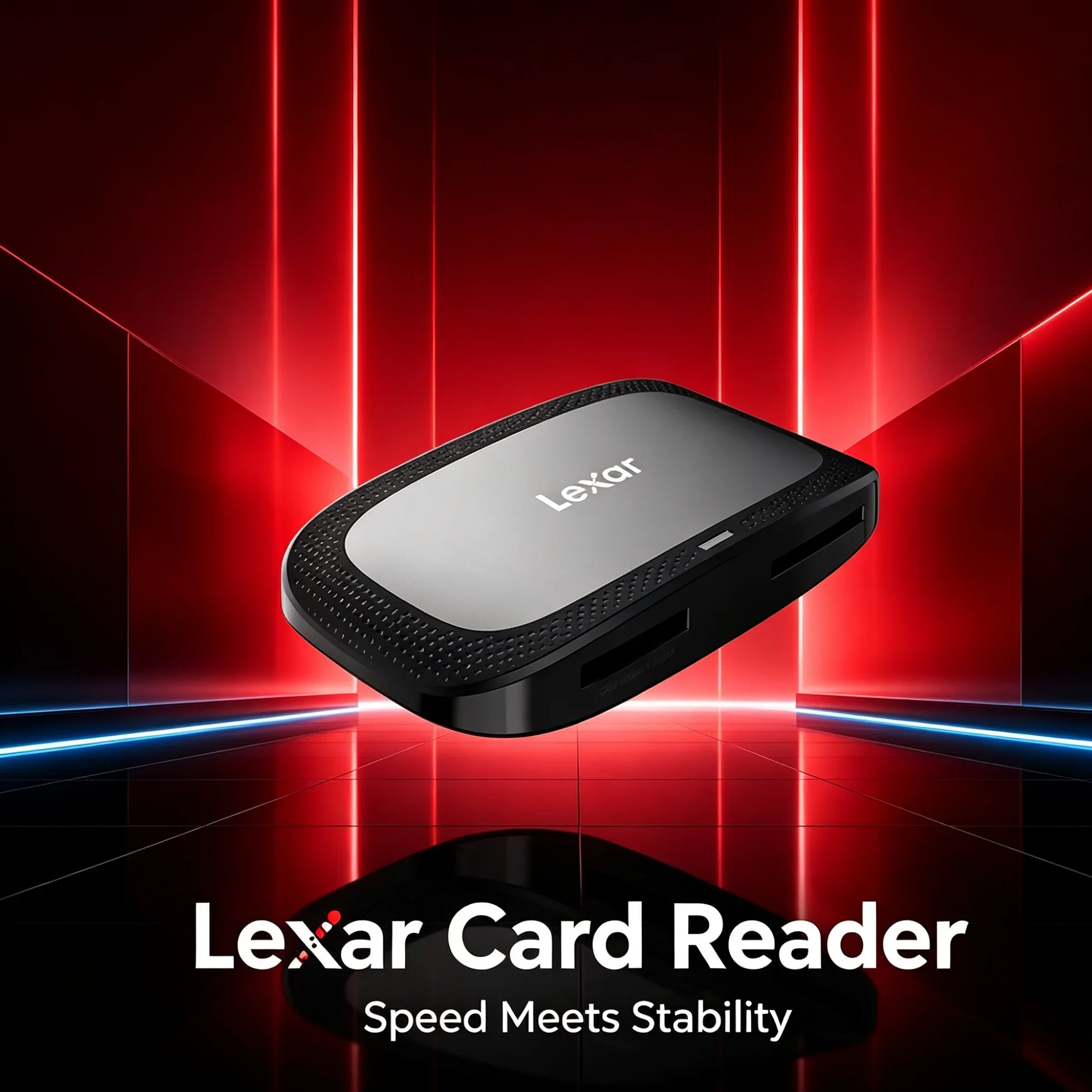 Lexar RW530 CFexpress Type A Card Reader USB 3.2 Dual Slot 900MB/s SD UHS-II Memory Card Reader Documentary Filmmaker Workflow