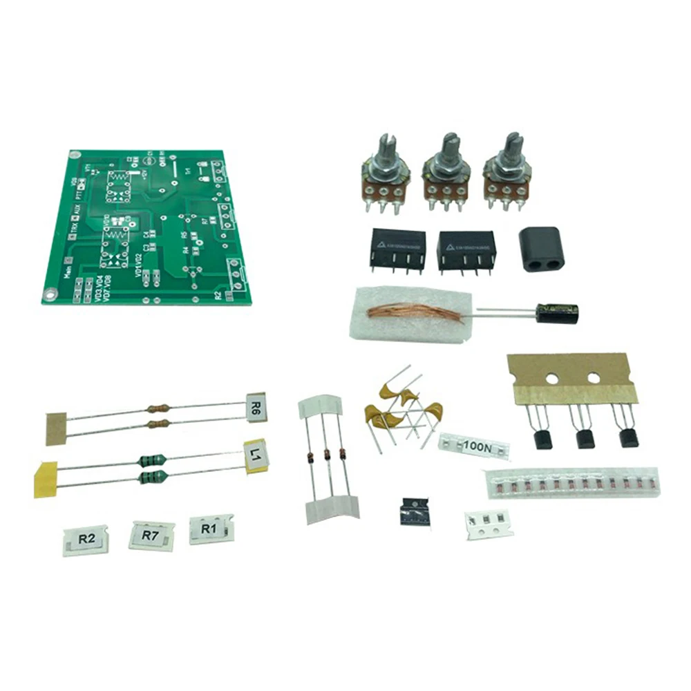 QRM Canceller Eliminator X-Phase 1.8-30MHz HF Band PTT Control Finished Eliminator Board Diy Kit built-in PTT control 13.8V