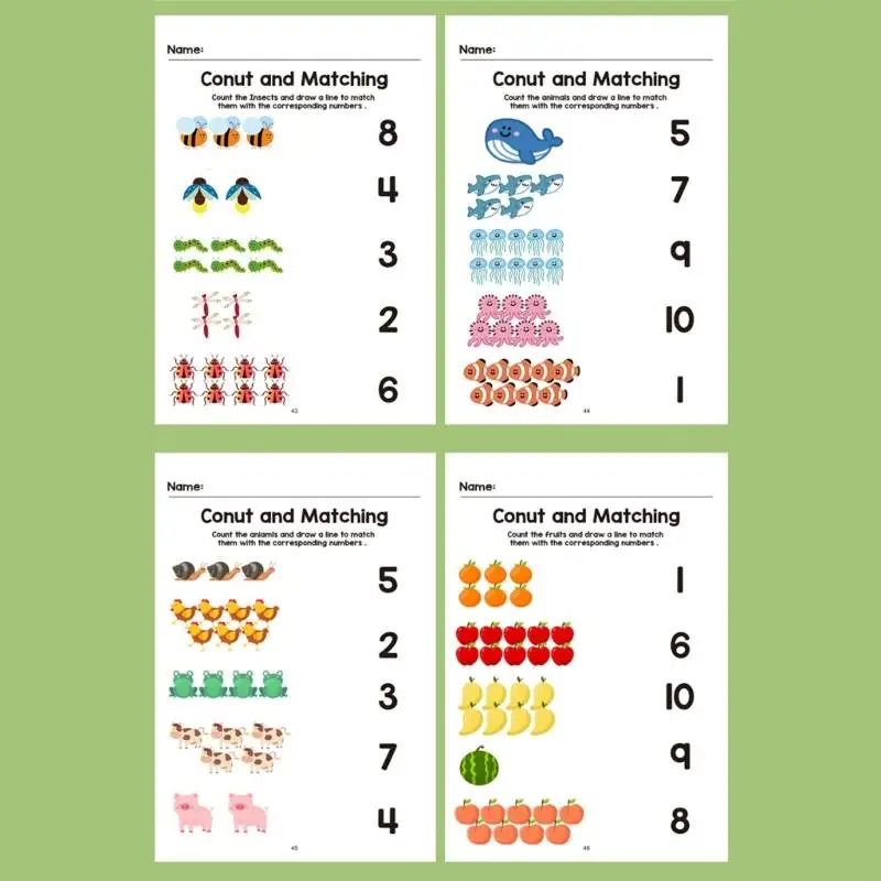 Divertente quaderno esercizi matematica per attività interattive apprendimento precoce Giocattolo educativo cartaceo