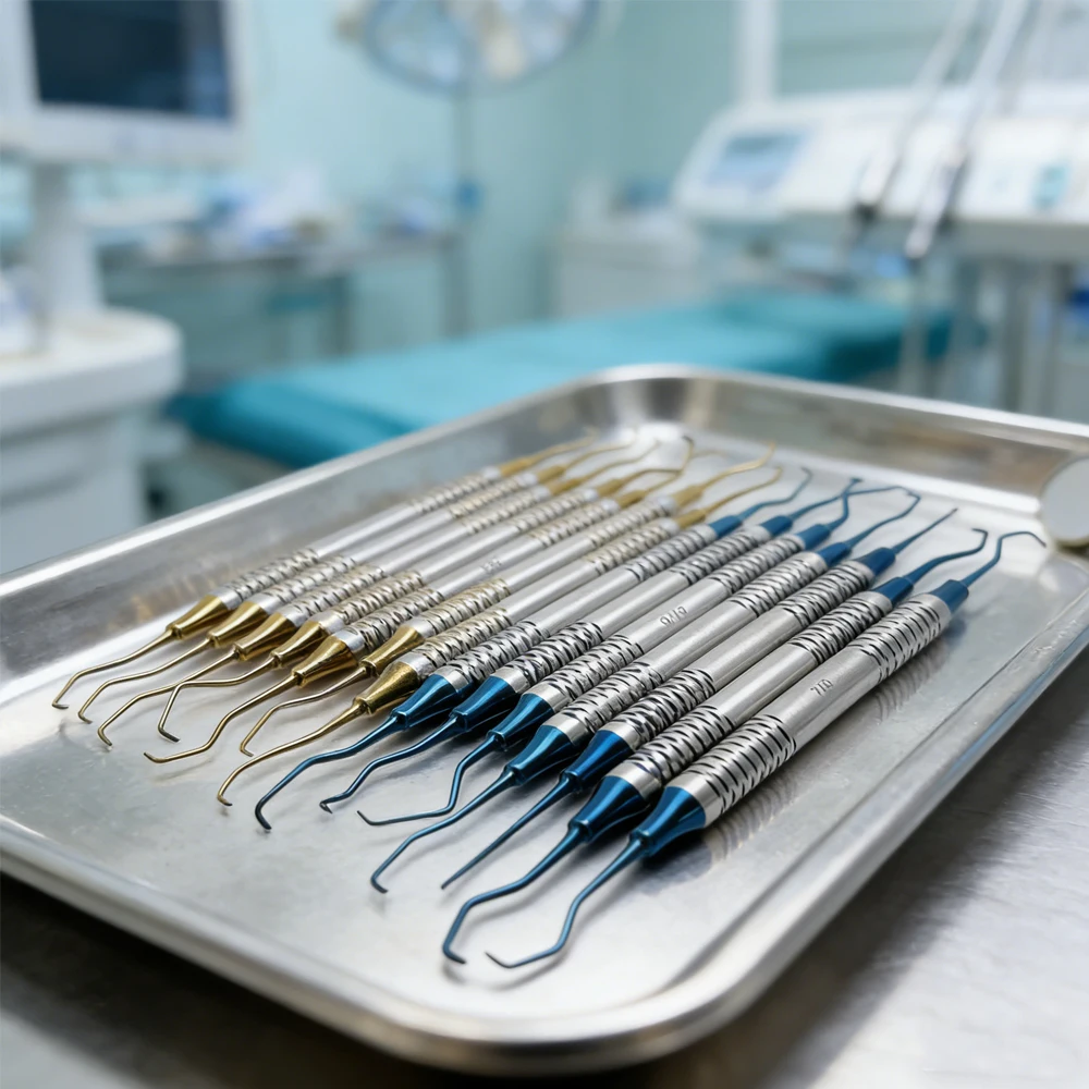 

Набор из 7 стоматологических кюреток Грейси для удаления поддесневого зубного камня и контурной пластики кости, ручные инструменты
