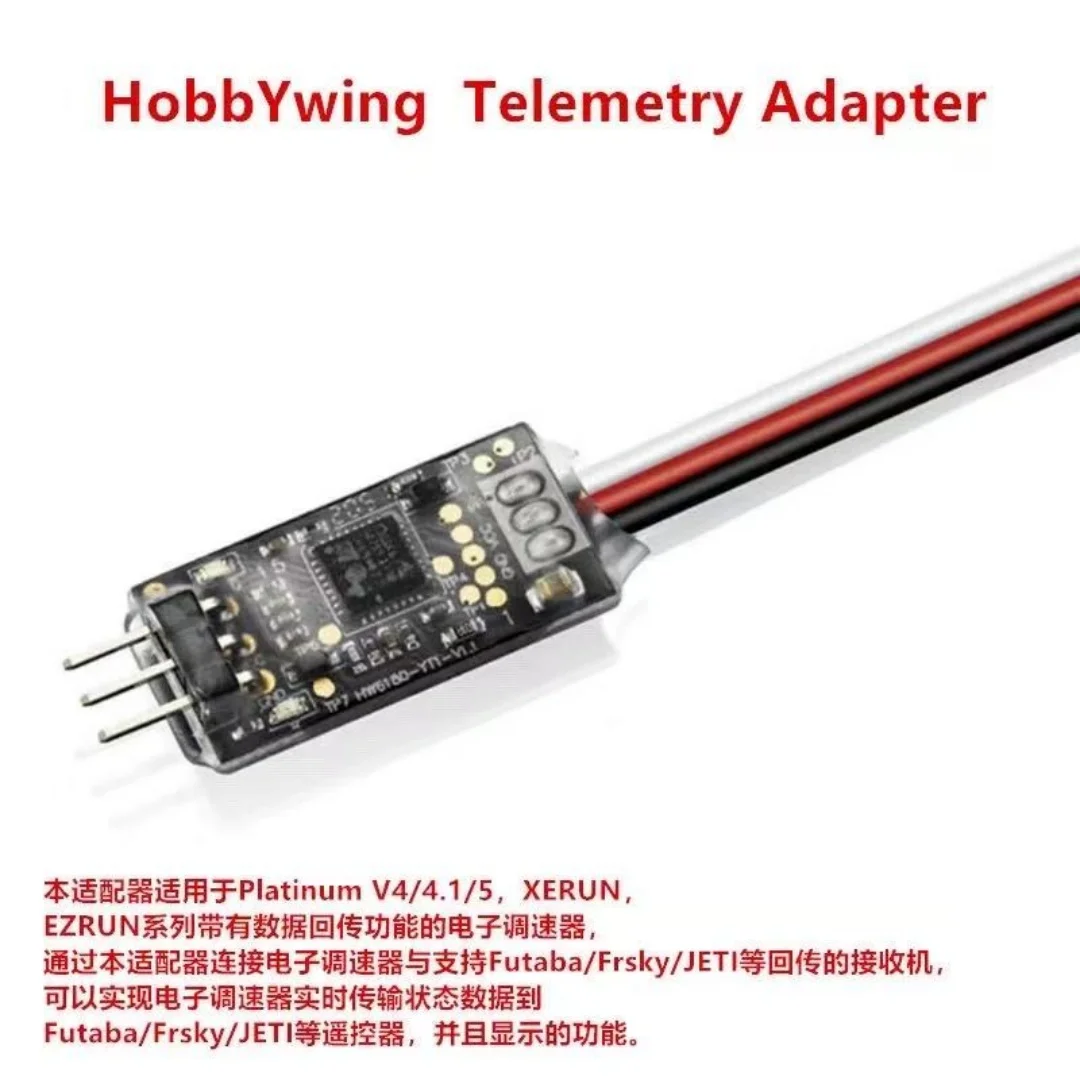 Hobbywing Telemetry Adapter for Futaba/Frsky/JETI and other remote controllers