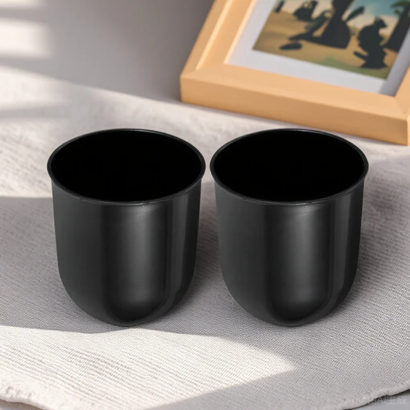 

2pcs Cup Plastic Compact Bathroom Toilet Holder, Scrubber Brush Rack, Cleaning Tool Container, Household Toilet Cleaning Brush