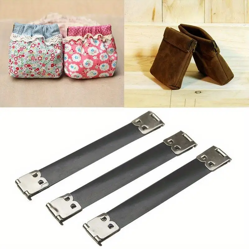 10Pcs Vintage Metal Internal Flex Frame Kiss Clasp Lock for DIY Craft Purse Handbag Bag Hinges Sewing Hardware