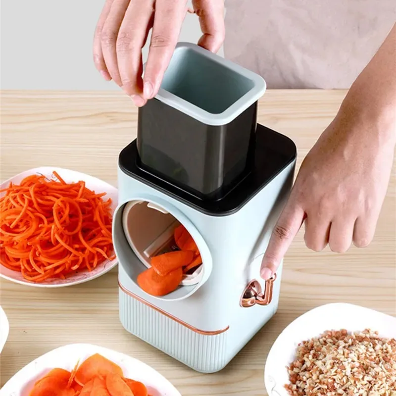 Electric Slicer Household Multifunctional Potato Chips Garlic Lotus Root Slices Cucumber Radish Shredding Vegetable Cutter