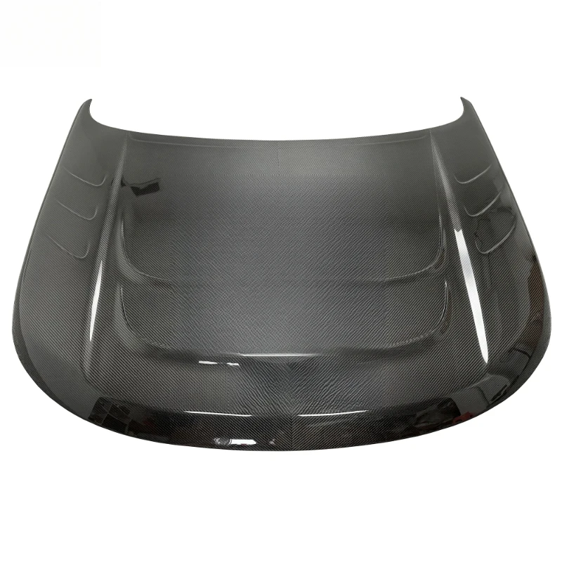 High Quality Dry Carbon Black Glossy Twill Weave Hood Fit For Vogue 2024 Auto Replacement Parts