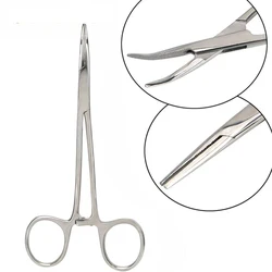 Stainless Steel Curved Tip And Straight Tip Forceps For Locking Clamp Hemostatic Forceps Arterial Forceps Clamp Fish Hook Pliers