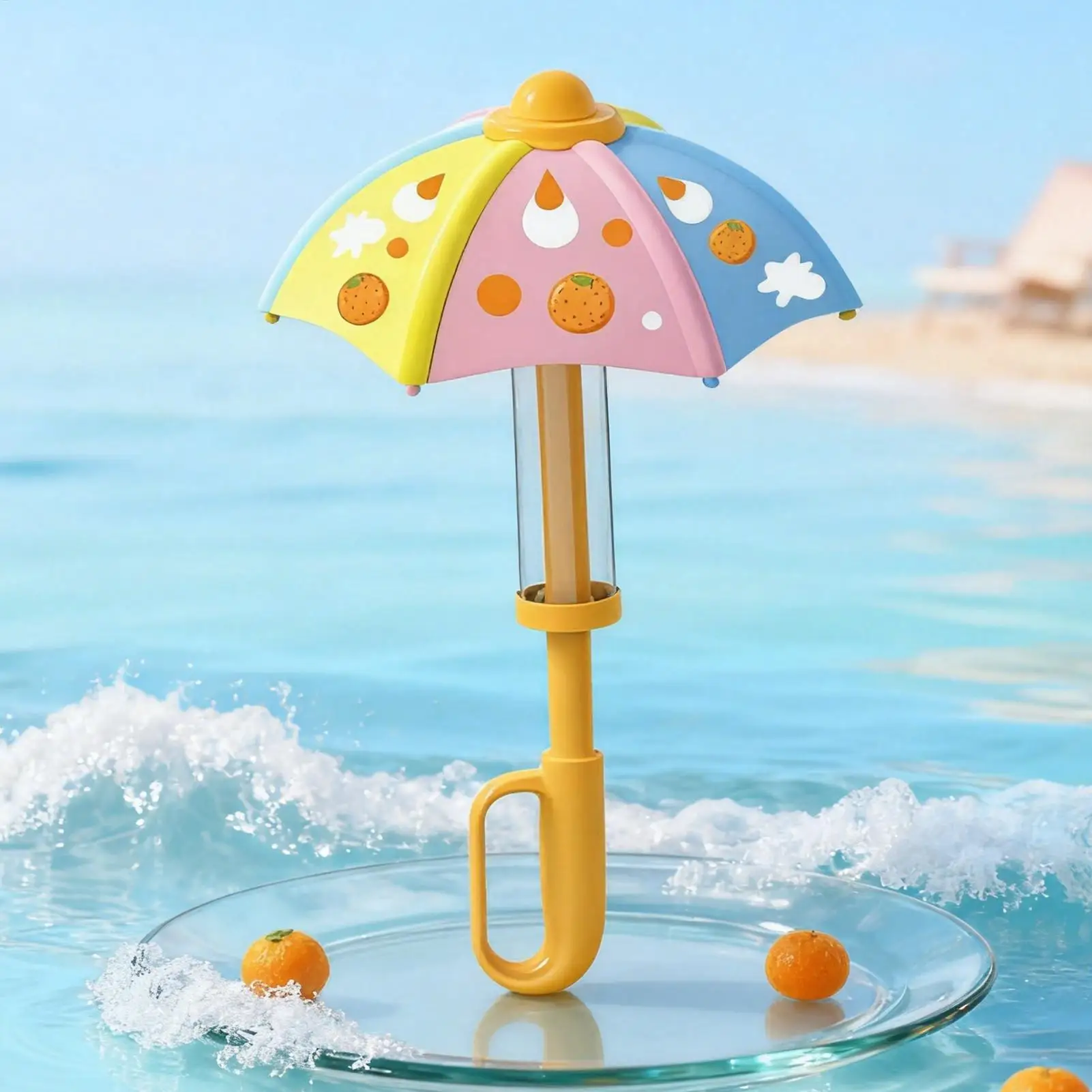 子供用ウォータースプレー-引き出し式傘付き-防水-夏のおもちゃ-屋外用ウォータースプレーおもちゃ-男の子-女の子-大人-誕生日パーティー-公園用
