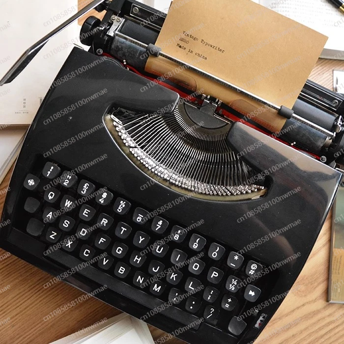 Máquina de escribir Vintage, muebles Retro, máquina de escribir, regalos de cumpleaños literarios, cosas antiguas medievales