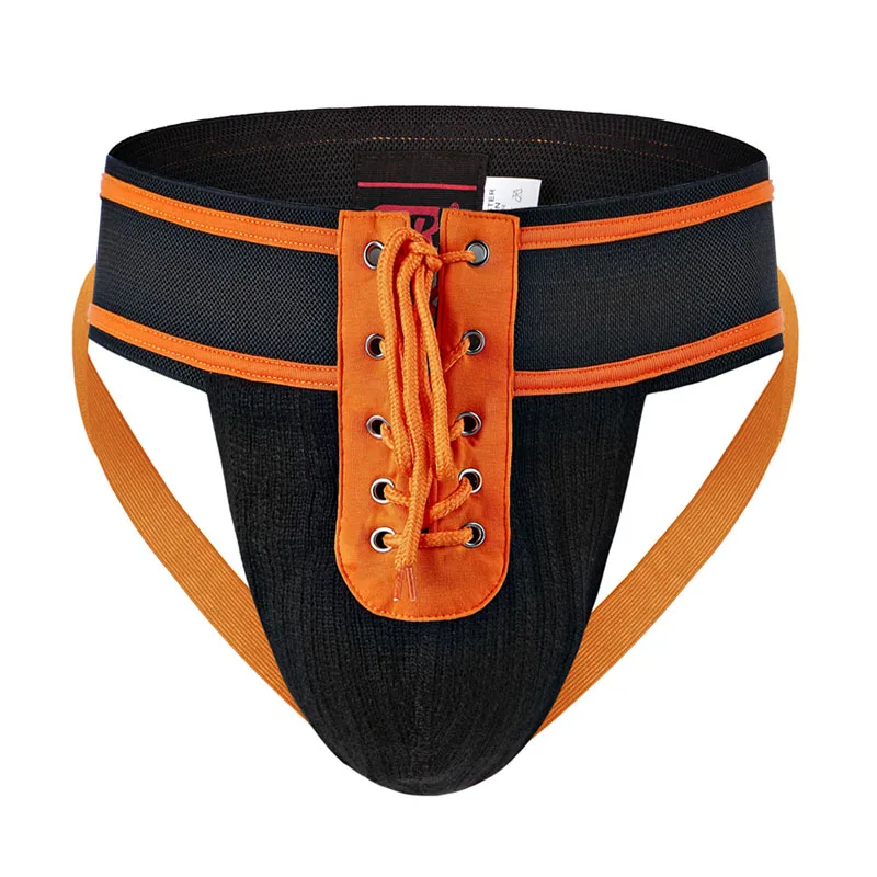 

Mens Wide Band Sexy Jockstrap Tether Sexy Costume Lace Up Jockstrap 3" Waistband Front Lacing Underwear for Mens String Homme