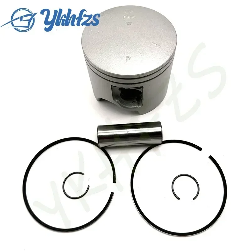 For Yamaha Boat Motor 2T 115HP-225HP Diameter：90MM Piston Set (Std) 6R5-11642-11 6R5-11631-11 fit 6R5 CONNECTING ROD