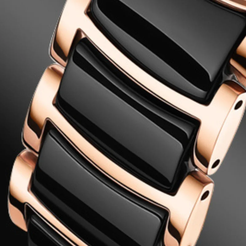 OLEVS 럭셔리 스포츠 비즈니스 크로노그래프 시계 방수 세라믹 쿼츠 스테인리스 스틸 밴드 합금 케이스 포인터 다이얼