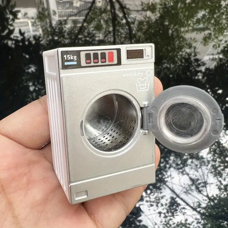 Ideal 1:12 Scale Miniature Washing Machine Drum Toy for Realistic Dollhouse Decor