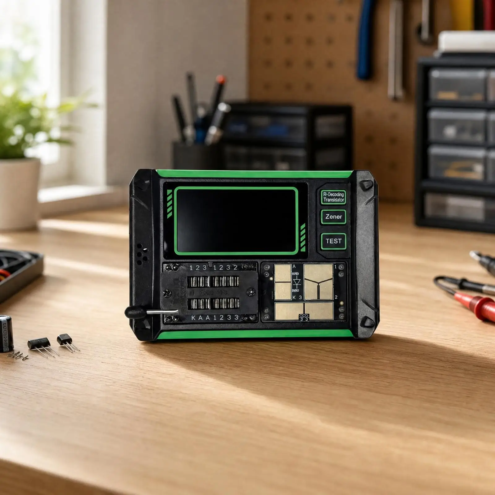 Multifunctional Handheld Inductance-Capacitance-Resistance and Semiconductor Component Tester Compact Multi-Function Component