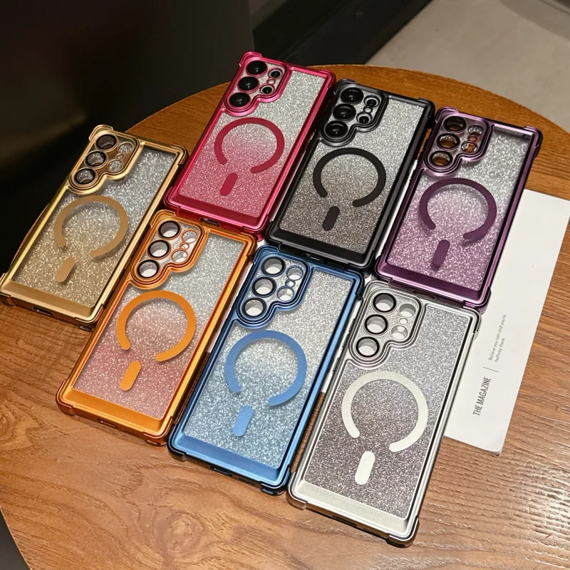 

New【Ice-frost frosted texture】Applicable to Samsungs25ultraPhone cases24ultraGlitters23ultraRhinestones24ultraAll Inclusives25Fr