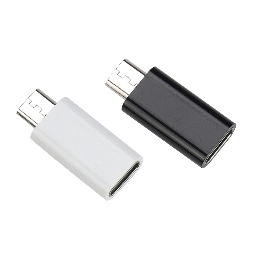 200pcs Type C Female To Micro USB Male Connector Android  Adapter Charger Cable Converter For Samsung Huawei Phone Adaptor