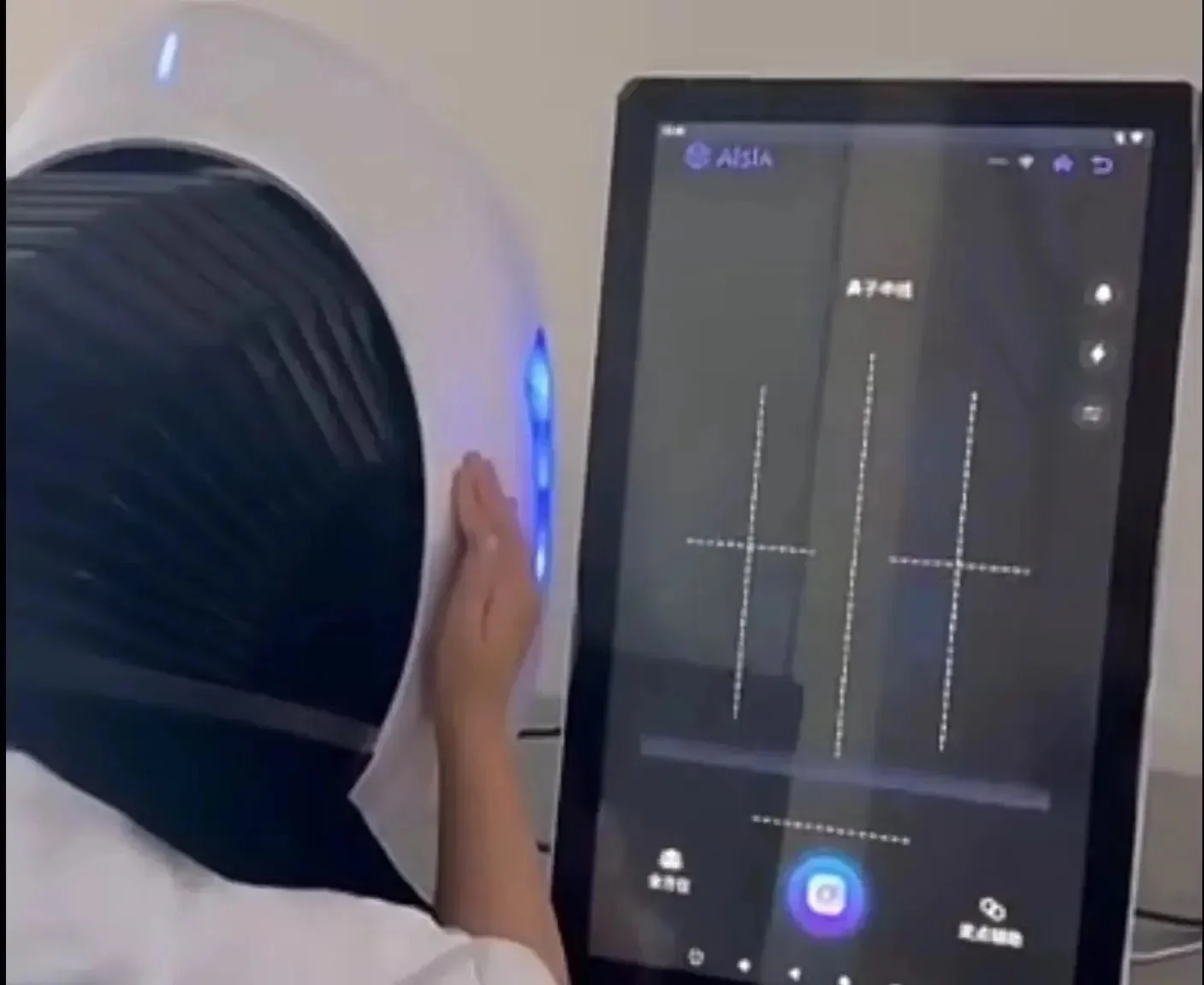 Profesjonalny analizator skóry 8-Spectral, diagnostyka AI w rozdzielczości 36 MP HD, kwantytatywna analiza 19 wskaźników skóry, chmura danych masowych