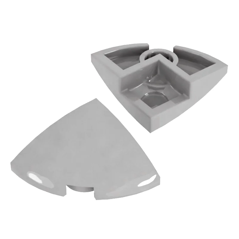 Immagine 6: 20PCS 1/4 CIRCOLO PIATTO PIATTO PIATTO 2X2 Compatibile Con 5852 Piatto Rotondo E Angoli MOC Autobloccanti Mattoni Building Blocks Giocattoli Acce