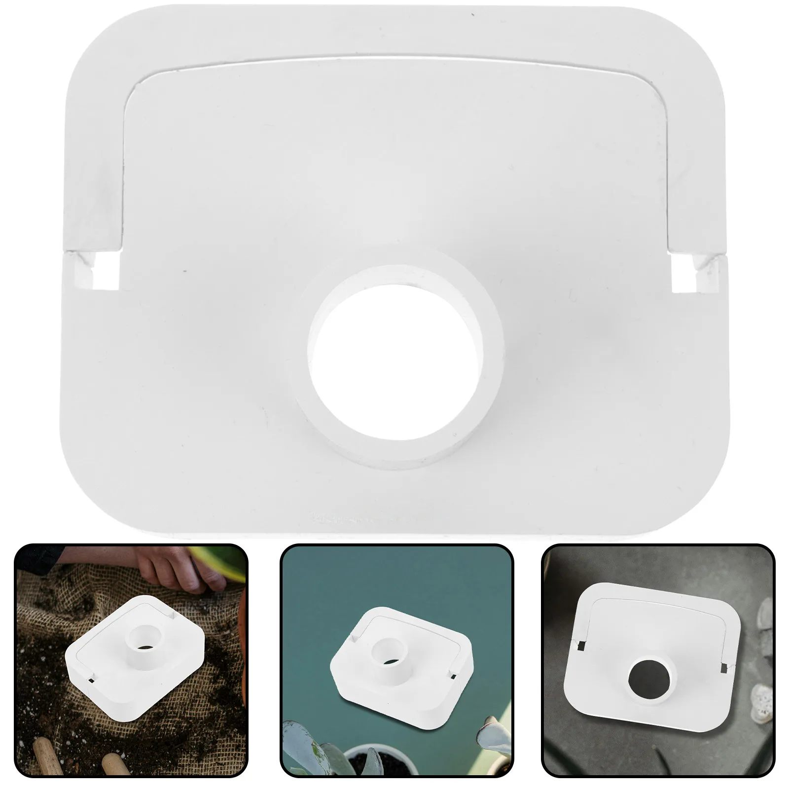 Hydroponic Pipe Plug Premium Plastic Hydroponic System Pipe Fittings Replacement Adapter for Indoor Hydroponics Growing System