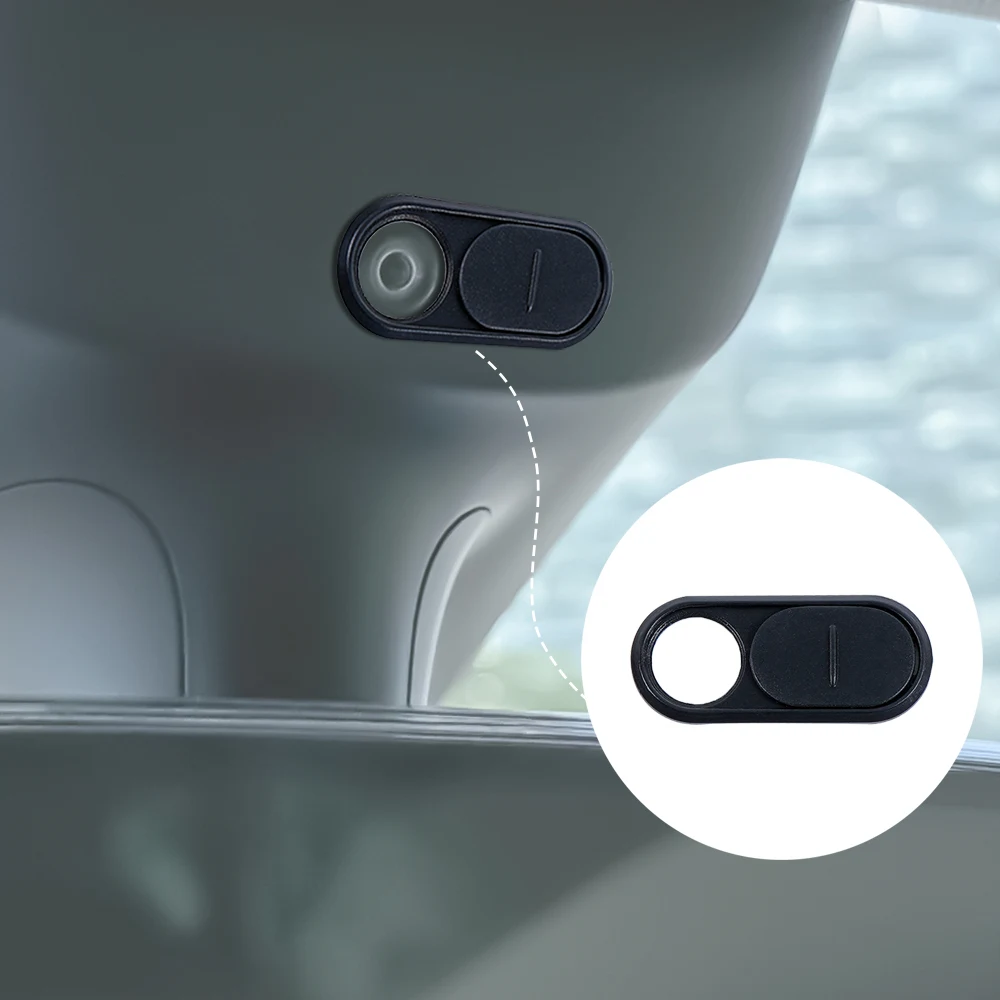 Privacy Protector Camera Cover For Tesla Model 3 Y Center Console Accessories Webcam Slide Switch Blocker Interior Sticker Trim