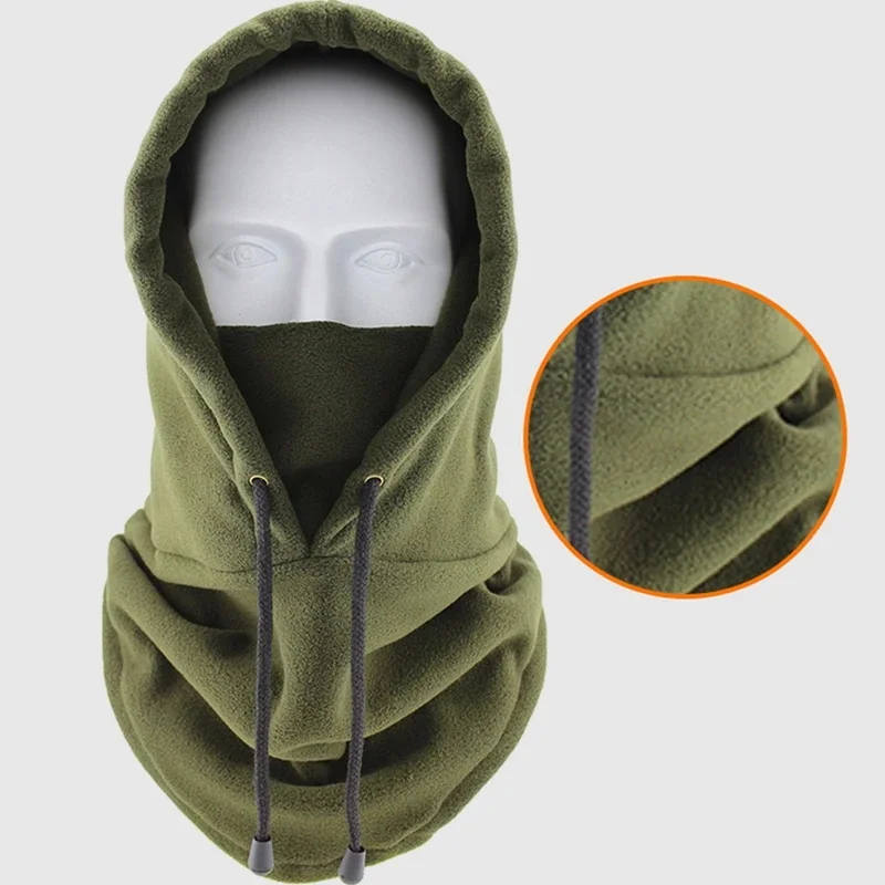 للجنسين الشتاء الحراري الرقبة أدفأ في الهواء الطلق الصوف بالاكلافا وشاح التزلج قناع الوجه سنود هود قبعة يندبروف الدفء قبعة الدراجات