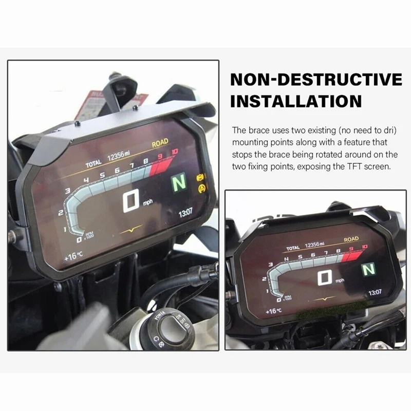 Protector de pantalla para BMW F750GS F850GS 2018-2022 F 750 850 GS, cubierta de marco, TFT, protección contra robo, Protector de instrumentos