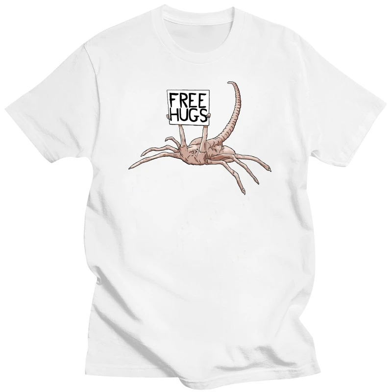 Alien Scorpion Beg Free Hugs Printed T Shirts Men Women Harajuku Undertale Fitness Streetwear Unisex Short-sleev Casual Tops Tee