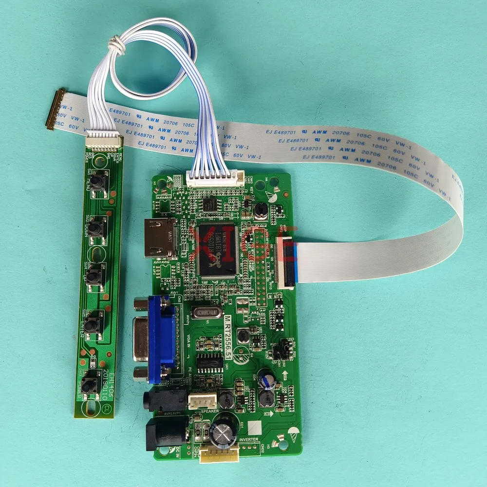 

LCD Controller Driver Board For LP156WH2-TPA1 LP156WH4-TPA1 DIY Kit VGA 1366x768 Laptop Screen 30 Pin EDP 15.6" HDMI-Compatible