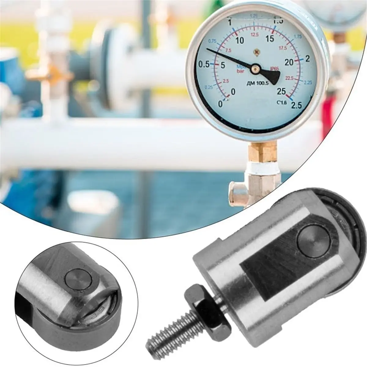 Promotional-Indicator M2.5 Micrometer Roller Probe Universal Measuring Head Amplitude Ring Bicycle Lap Gauge Roller