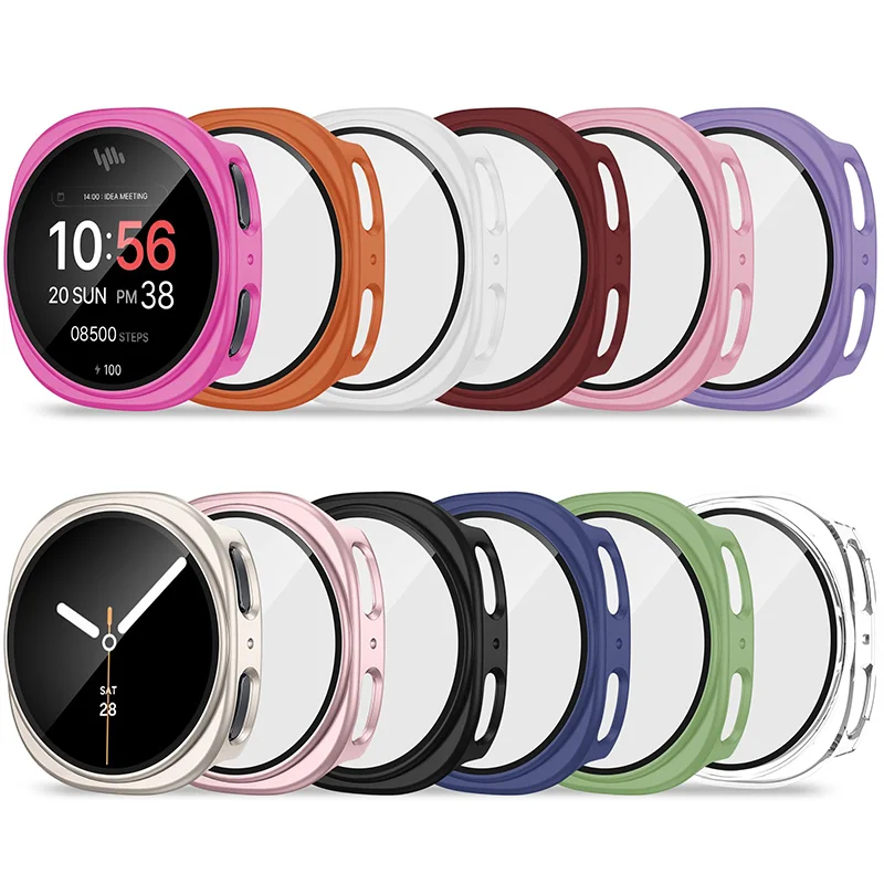 Case for Samsung Galaxy Watch 8 40mm 44mm Full Coverage Bumper Soft TPU Protective Case Cover - Galaxy Watch8 Accessories