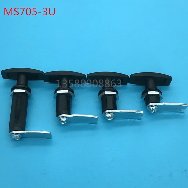 Black MS705 T shape Handle lock,equipment Telescopic door locks,Telescopic switch,Industrial cabinet lock