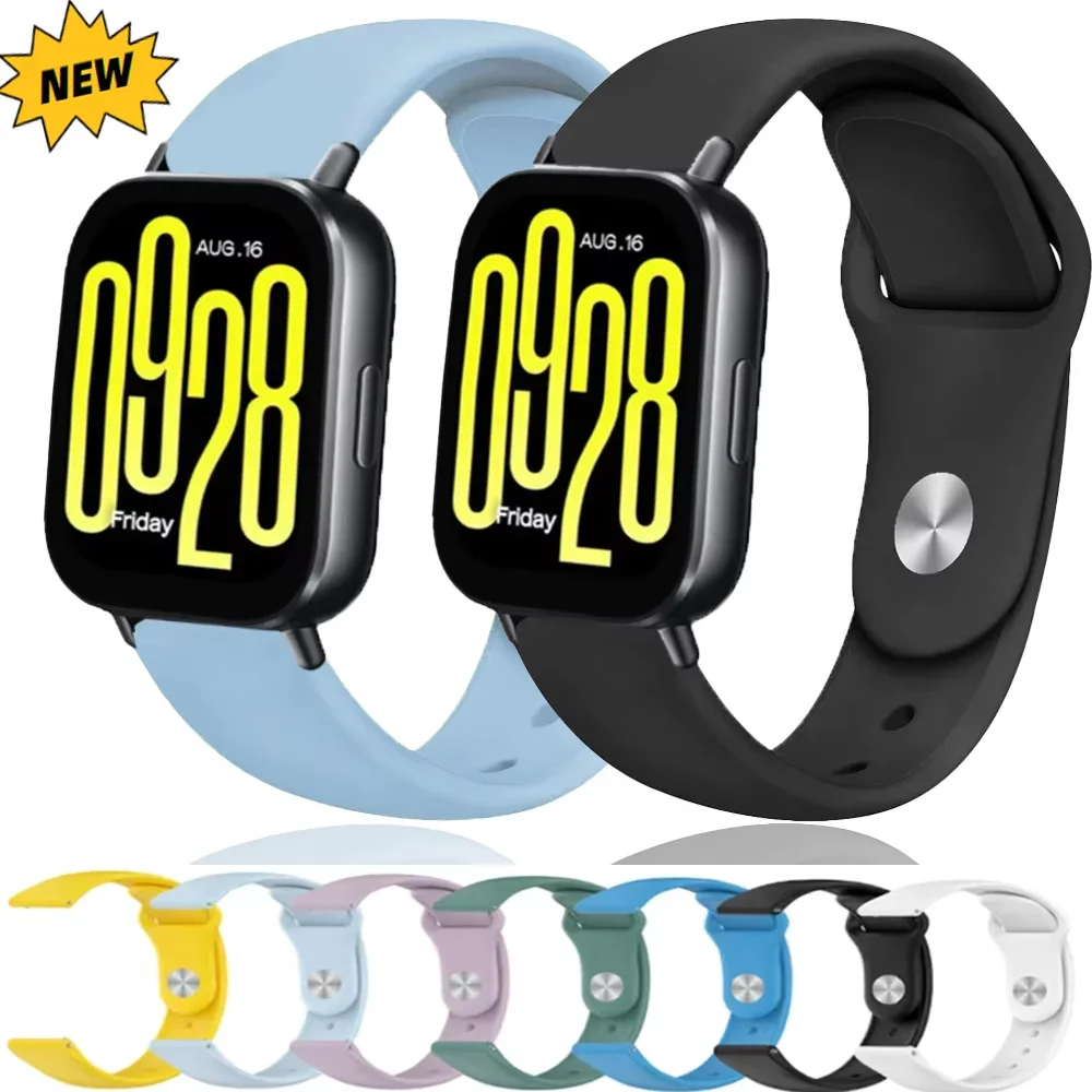 22mm 20mm Comfortable Silicone Strap for Redmi Watch 5 Active Sports Bracelet Wristband Redmi Watch 5 Lite Correa Accessories