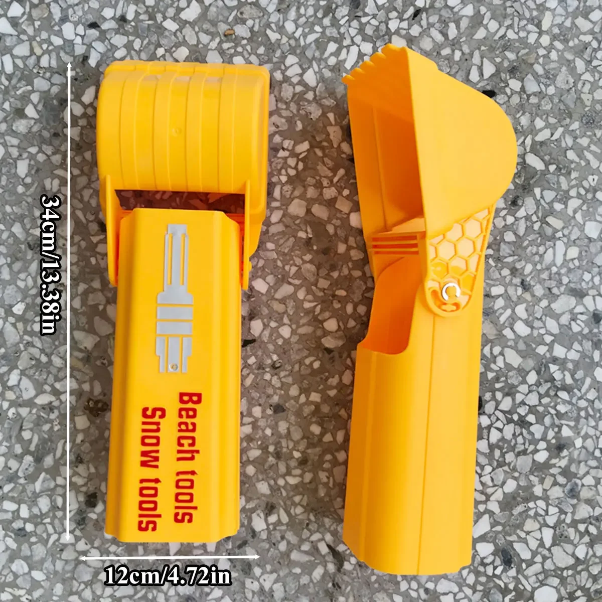 1/2 個掘削機掘削ハンドアーム砂雪子供ビーチおもちゃシャベルツール水遊び少年少女屋外ゲーム子供のための夏