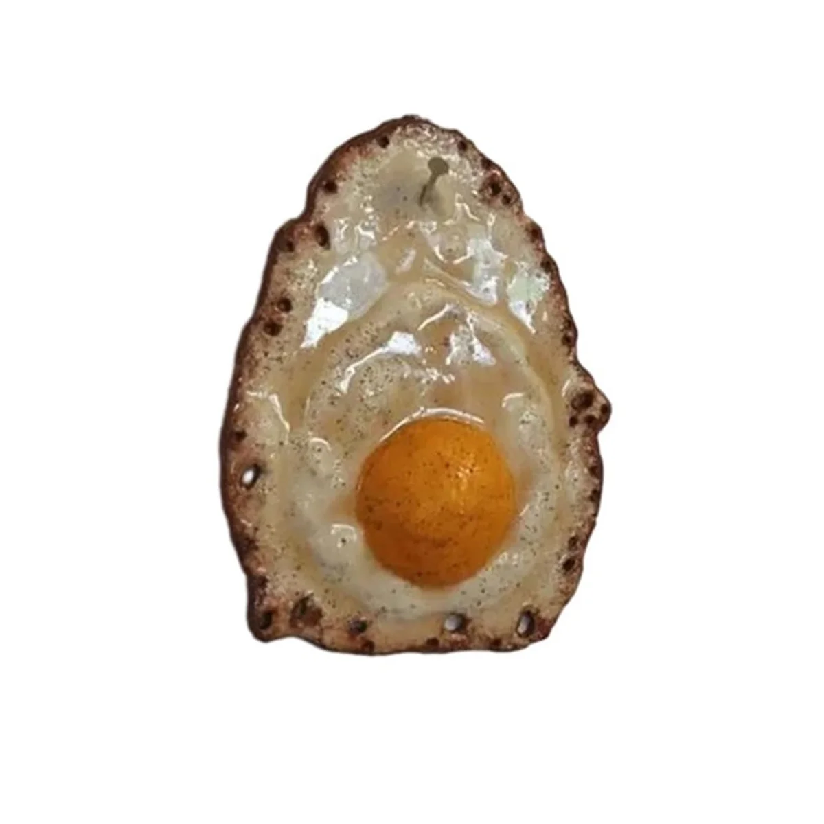 벽에 던져지는 계란 후라이 장식, 못에 거는 계란 후라이, 재미있는 계란 조각 장식