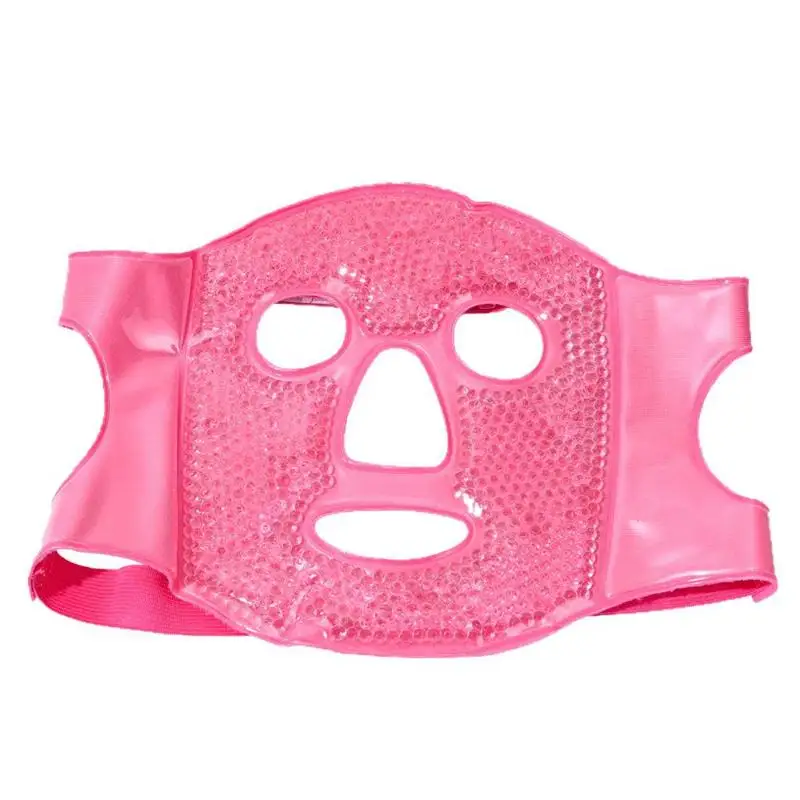 Kühlendes Gel Gesichtsmaske Augenmaske Wärme- und Kältemaske Kompresse Gel-Granulat Kaltmaske für das Gesicht – Detail 4