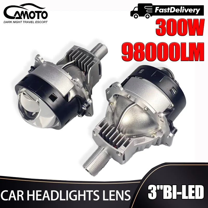 

3 Inch Bi LED Lens Headlight Car LED Projector Lens Spotlights H1 H4 H7 H11 9005 9006 Light Headlamp For Truck Auto Accessories