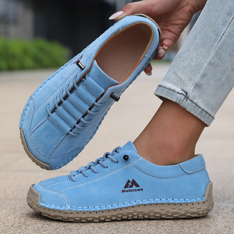 Neue 2026 Damen Sportschuhe Outdoor Wanderschuhe Flache Sohle Atmungsaktiv Bequeme Freizeitschuhe Atmungsaktive Modische Sneaker – Detail 11