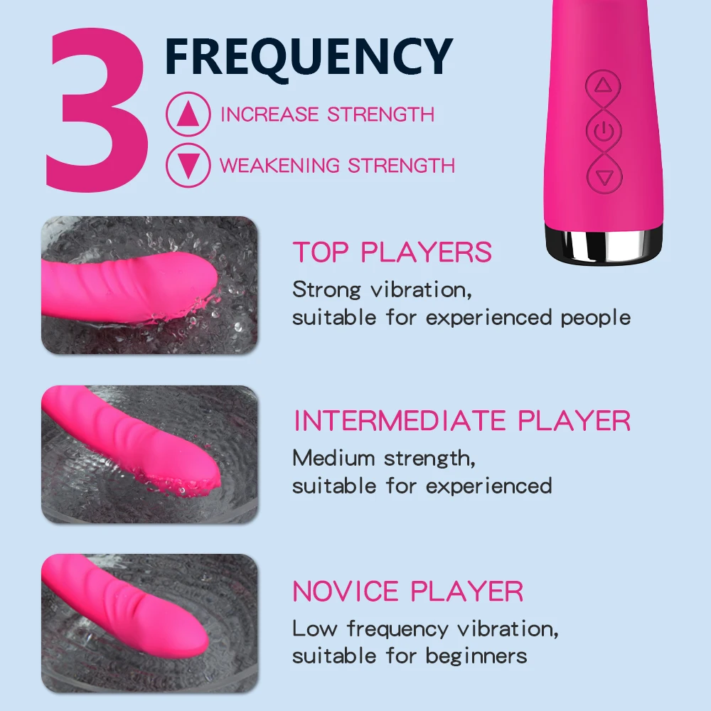 Long Vibrator Dildo Sex Toys For Women Powerful Vibro Magic Wand Clitoris And G Spot Stimulator Female Masturbation Adult Goods