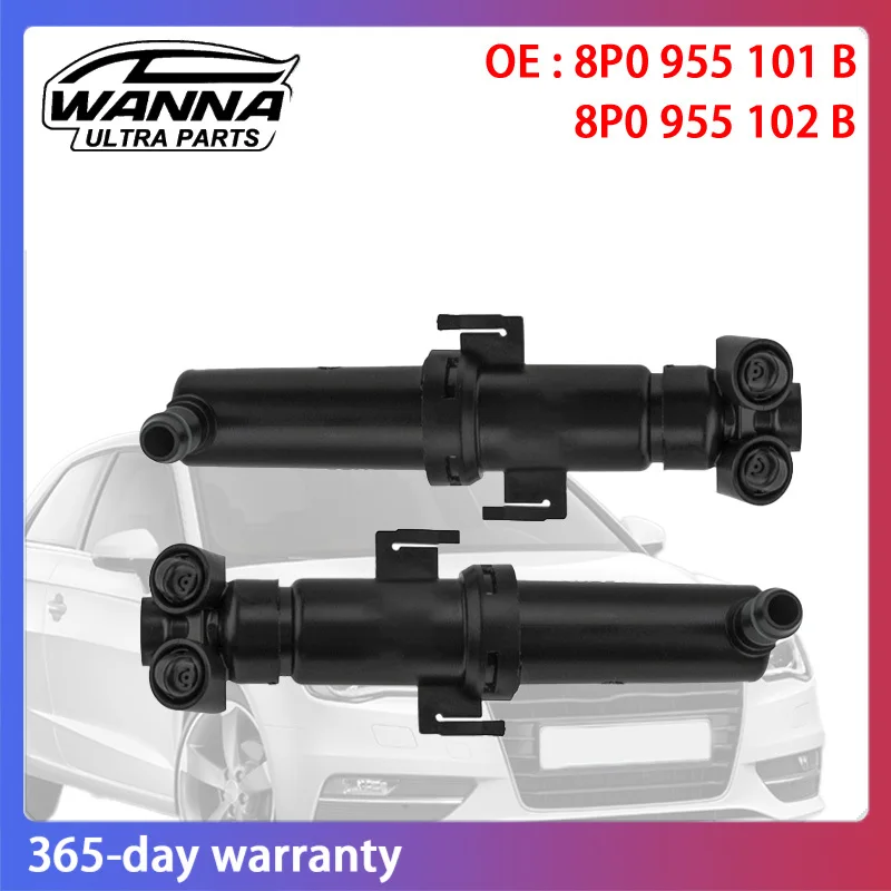 

OE 8P0955101B 8P0955102B 8R0955101 8R0955102 Left Right Headlight Washer Lift Cylinder Spray Nozzle Jet for A3 08-13 RS3 11-13