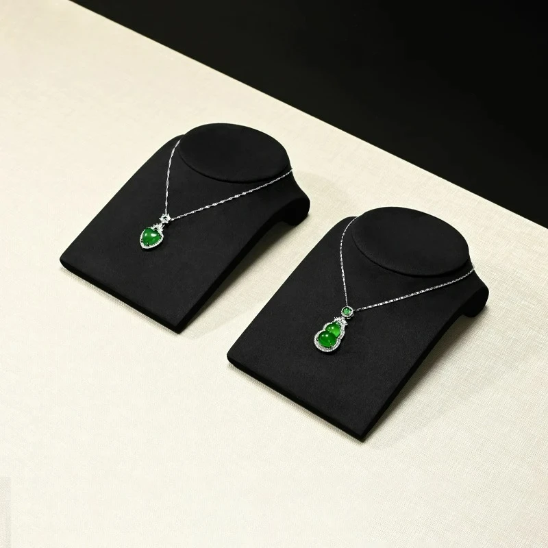 

Necklace display stand, high-end necklace, portrait neck model, jade necklace stand, counter, horizontal portrait stand